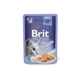 Brit Premium Cat Delicate Fillets in Jelly with Salmon 85 g