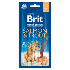 Brit Premium by Nature Cat Sticks with Salmon & Trout 15 g