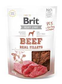 Brit Meat Jerky Snack - Beef and chicken Fillets
