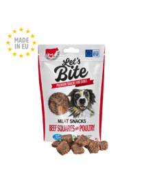 Let’s Bite Meat Snacks Beef Squares with Poultry 80 g