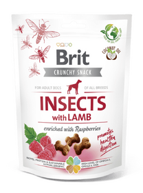 Brit Care Dog Crunchy Cracker. Insects with Lamb enriched with Raspberries 200 g