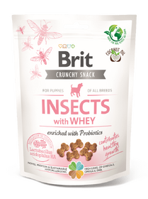 Brit Care Dog Crunchy Cracker Puppy. Insects w. Whey enriched w. Probiotics 200 g