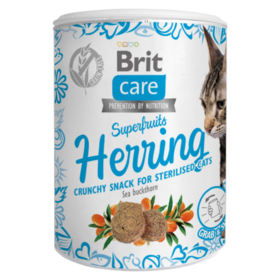 Brit Care Cat Snack Superfruits Herring 100 g