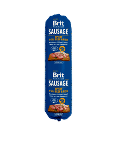 Brit Sausage Beef & Fish-Sport formula 800 g
