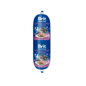 Brit Premium by Nature Sausage CAT Chicken Turkey Sterilised 180 g