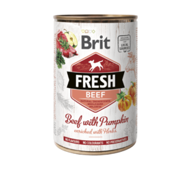 Brit Fresh can Beef with Pumpkin 400 g