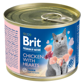 Brit Premium by Nature Chicken with Hearts 200 g