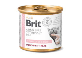 Brit GF Veterinary Diet Cat Cans Hypoallergenic 200 g