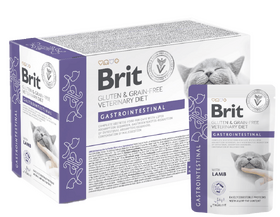 Brit Grain & Gluten-Free VD Cat Pouch fillets in Gravy Gastrointestinal 12x 85 g 