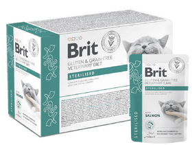 Brit Grain & Gluten-Free VD Care Cat Pouch fillets in Gravy Sterilised 12x 85 g 