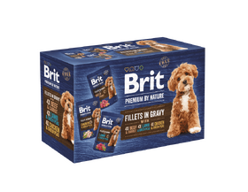 Brit Premium by Nature Dog Fillets in Gravy Multipack (12x85g) 1,02 kg
