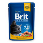 Brit Premium Cat Pouches with Salmon & Trout 100 g - 1/3