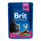 Brit Premium Cat Pouches with Chicken & Turkey 100 g - 1/3