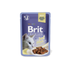 Brit Premium Cat Delicate Fillets in Jelly with Beef 85 g - 1/3