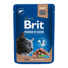 Brit Premium Cat Pouches Liver for Sterilized 100 g - 1/3