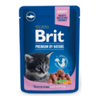 Brit Premium Cat Pouches with Fish Kitten 100 g - 1/3