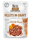 Brit Care Cat Fillets in Gravy with Hearty Duck 85 g - 1/3