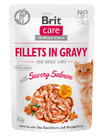 Brit Care Cat Fillets in Gravy with Savory Salmon 85 g - 1/3