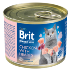 Brit Premium by Nature Chicken with Hearts 200 g - 1/4