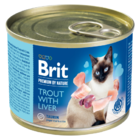 Brit Premium by Nature  Trout with Liver 200 g - 1/4