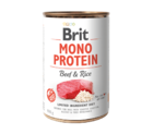 Brit Mono Protein Beef & Brown Rice 400 g - 1/4