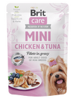 Brit Care Mini Chicken&Tuna fillets in gravy 85 g - 1/2