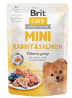 Brit Care Mini Rabbit&Salmon fillets in gravy 85 g - 1/5