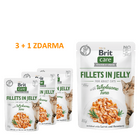 4 x Brit Care Cat Fillets in Jelly with Wholesome Tuna 85 g - 1/3
