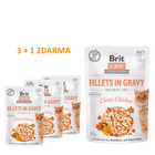 4 x Brit Care Cat Fillets in Gravy Choice Chicken 85 g - 1/3
