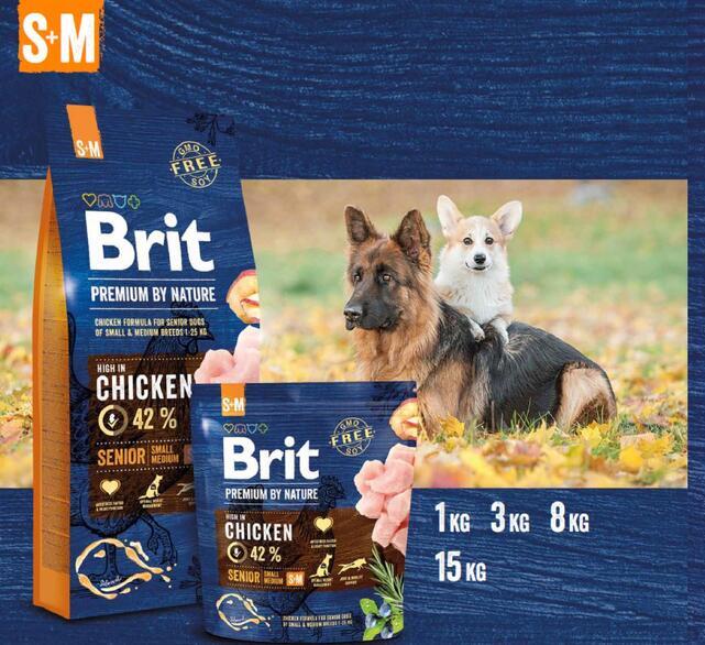 Brit Premium by Nature Senior S+M - 2