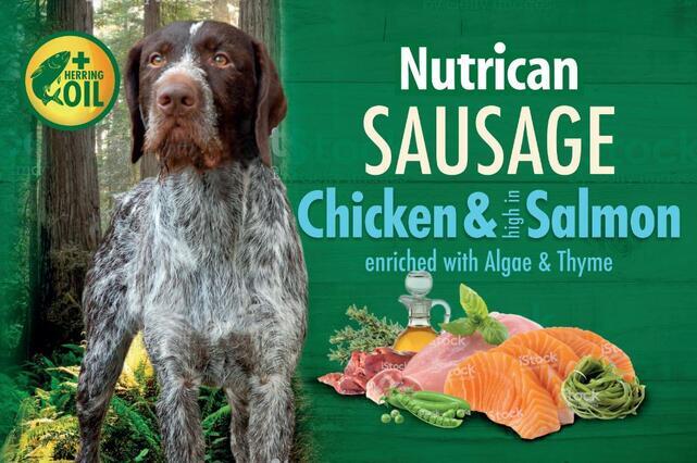 Nutrican Sausage Chicken & Salmon 800 g - 3