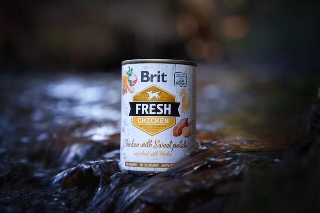Brit Fresh can Chicken with Sweet Potato 400 g - 6